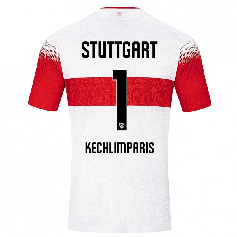DanxenメンズIoannis Kechlimparis#1ホワイト レッド イエローホームシャツ2026/27ジャージーユニフォーム