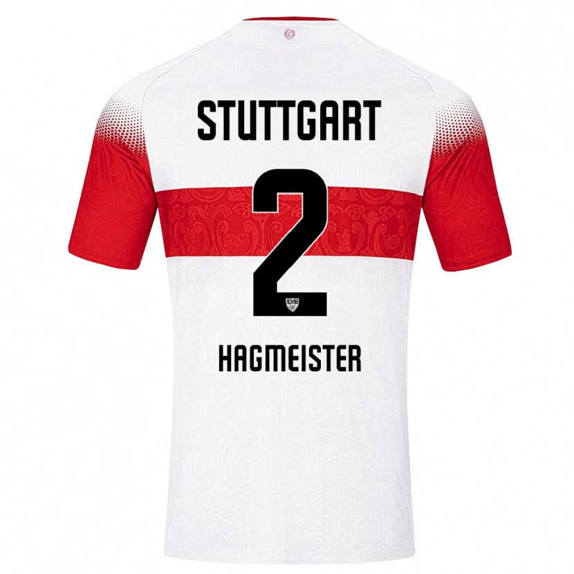 DanxenメンズTom Hagmeister#2ホワイト レッド イエローホームシャツ2026/27ジャージーユニフォーム