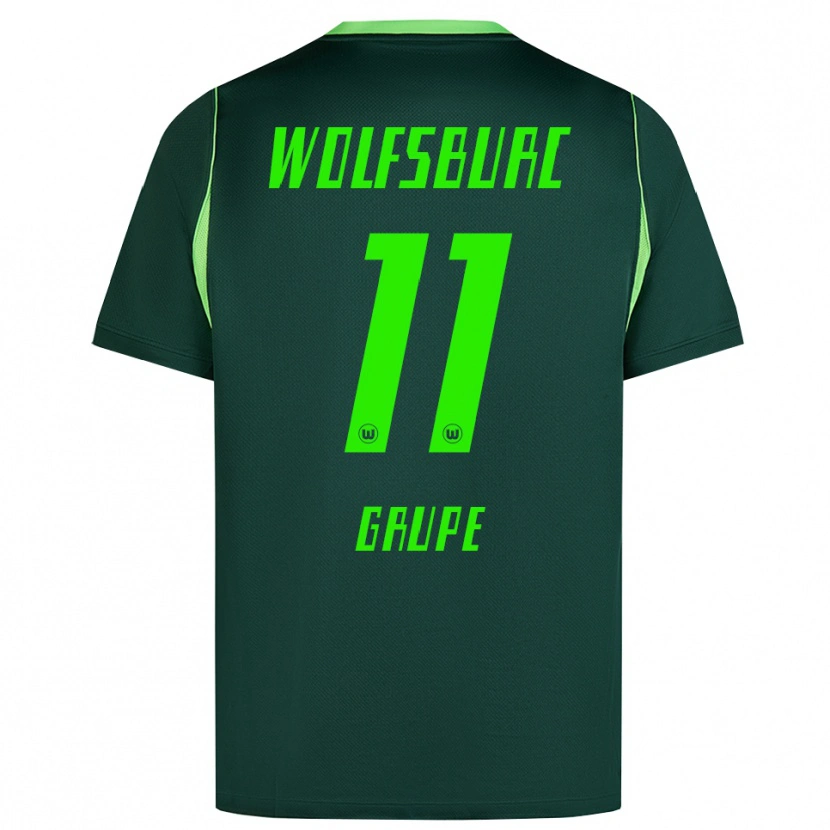 DanxenメンズLenn Grupe#11ダークグリーン ホワイトホームシャツ2026/27ジャージーユニフォーム