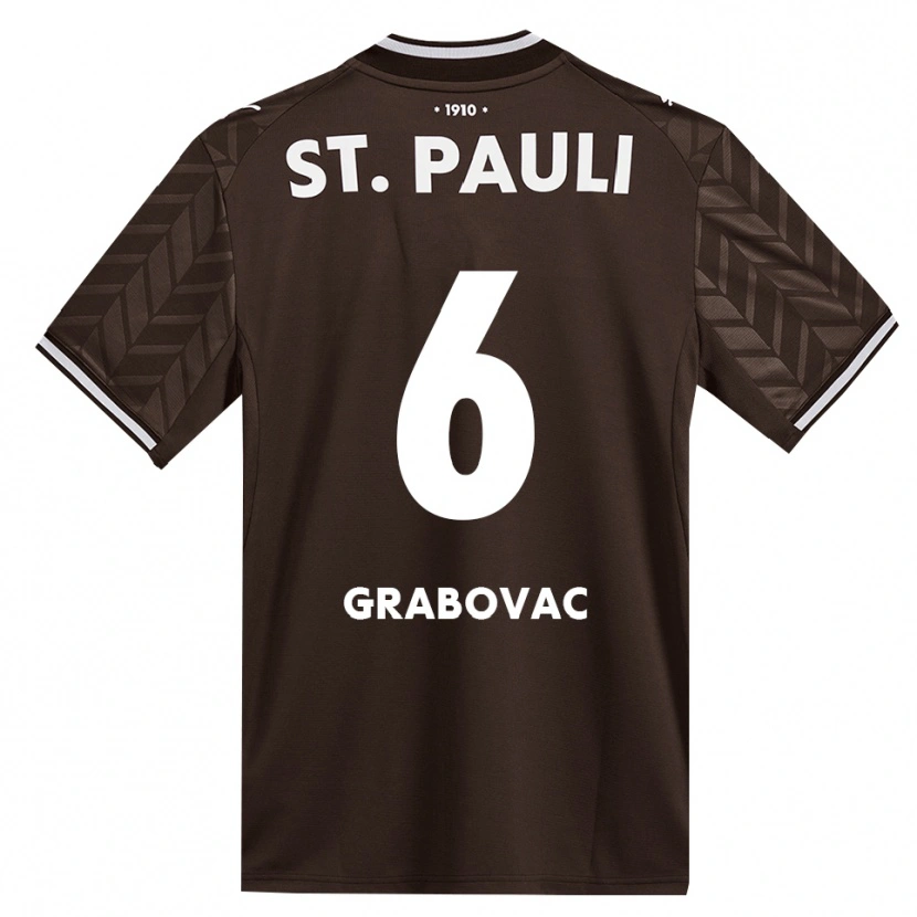 DanxenメンズDanijel Grabovac#6カフェ ホワイトホームシャツ2026/27ジャージーユニフォーム