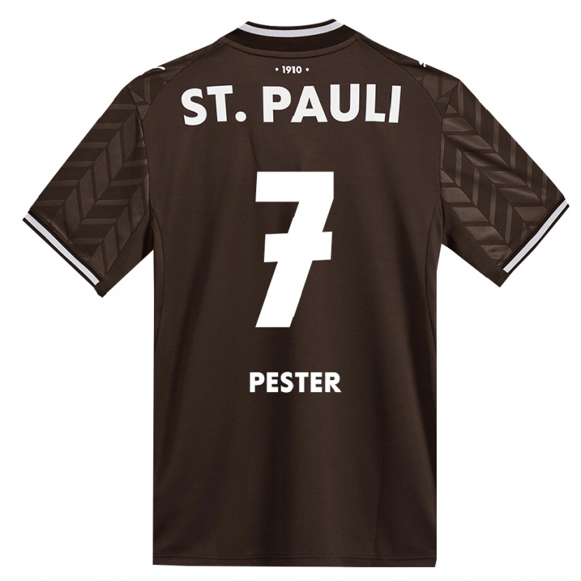 DanxenメンズGejon Pester#7カフェ ホワイトホームシャツ2026/27ジャージーユニフォーム