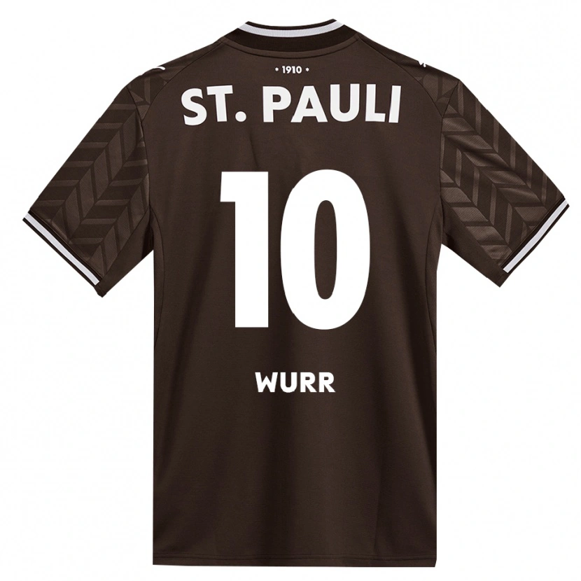 DanxenメンズHendrik Wurr#10カフェ ホワイトホームシャツ2026/27ジャージーユニフォーム