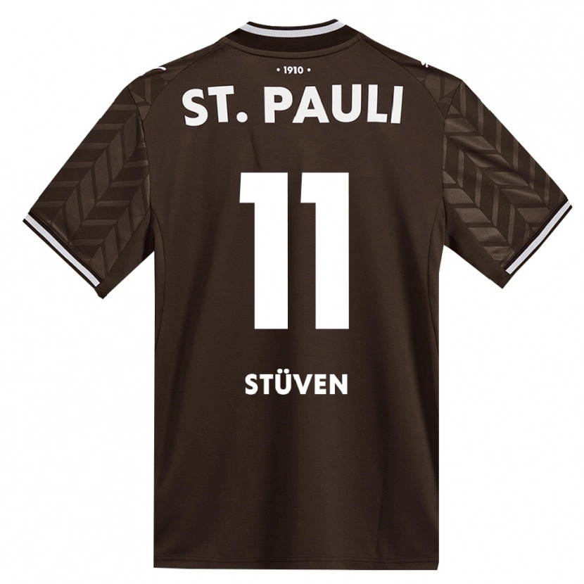 DanxenメンズMax Stüven#11カフェ ホワイトホームシャツ2026/27ジャージーユニフォーム