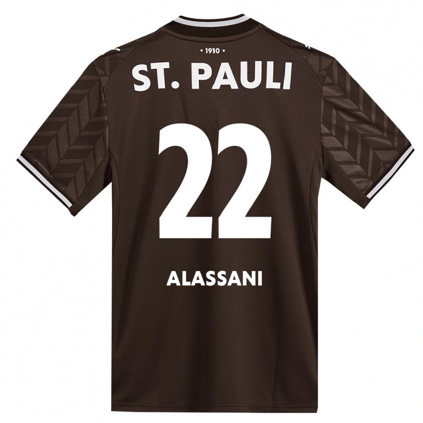 DanxenメンズAbdul Alassani#22カフェ ホワイトホームシャツ2026/27ジャージーユニフォーム