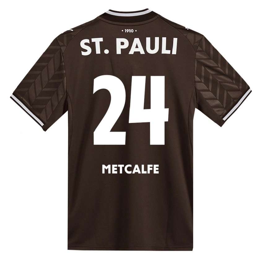 Danxenメンズコナー・メトカーフ#24カフェ ホワイトホームシャツ2026/27ジャージーユニフォーム