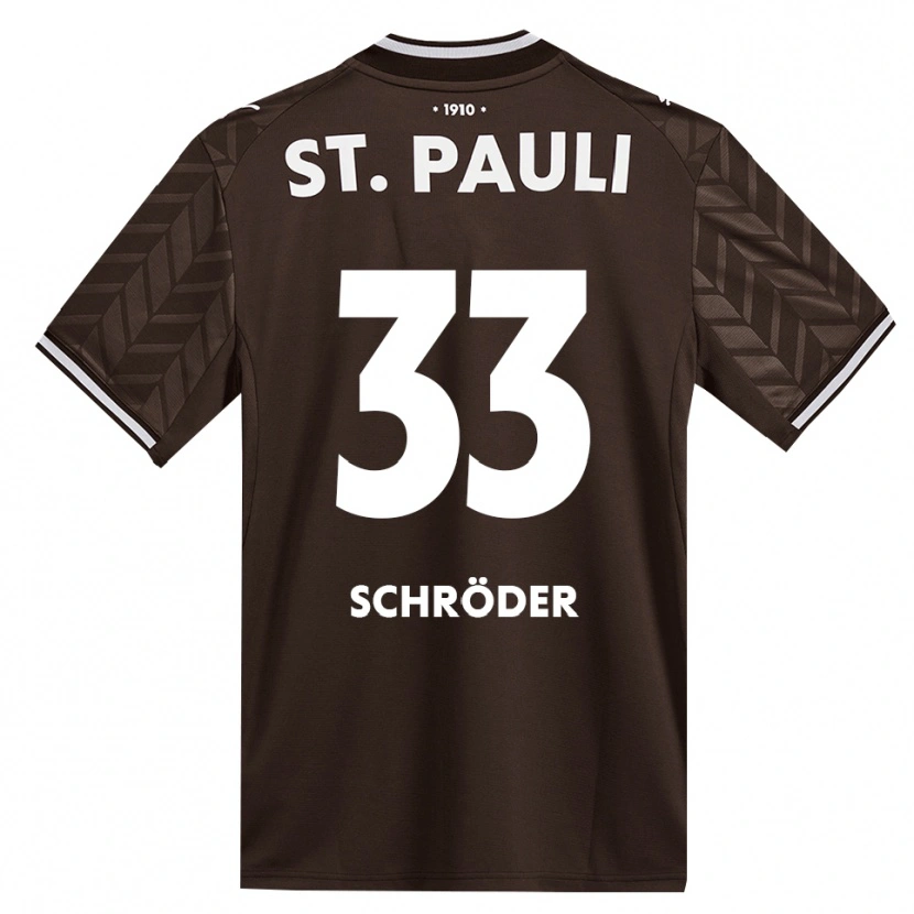 DanxenメンズLennard Schröder#33カフェ ホワイトホームシャツ2026/27ジャージーユニフォーム