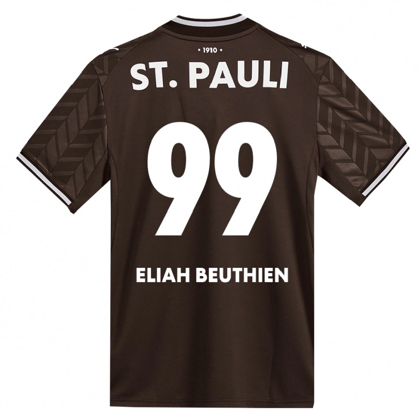 DanxenメンズJaron Eliah Beuthien#99カフェ ホワイトホームシャツ2026/27ジャージーユニフォーム