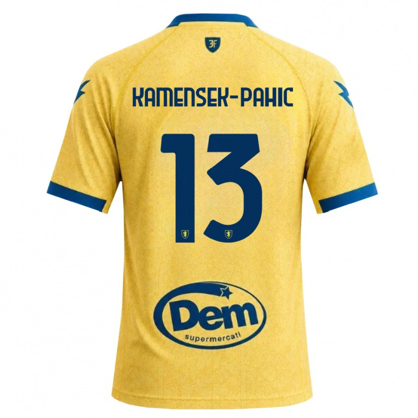 DanxenメンズMatjaz Kamensek-Pahic#13カーキ ブラック ブルーホームシャツ2026/27ジャージーユニフォーム