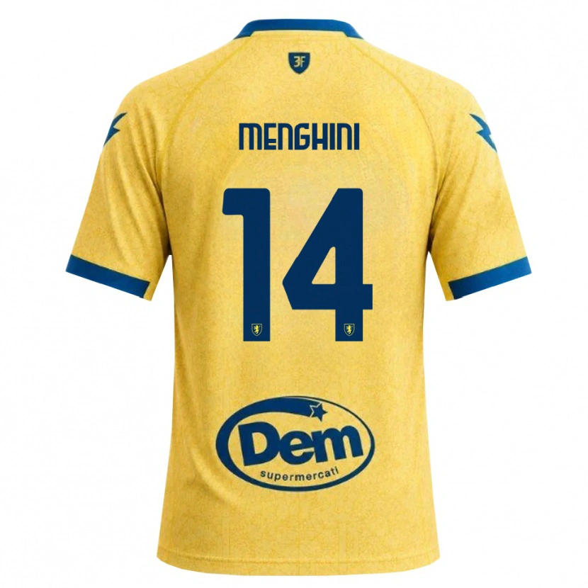 DanxenメンズLorenzo Menghini#14カーキ ブラック ブルーホームシャツ2026/27ジャージーユニフォーム