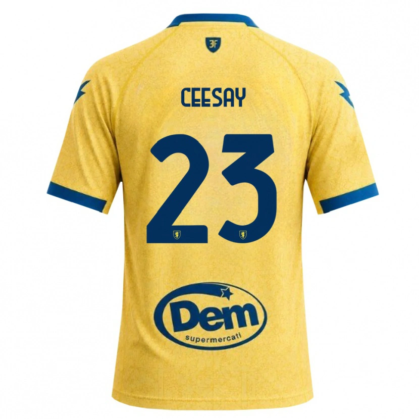 DanxenメンズAbubacar Ceesay#23カーキ ブラック ブルーホームシャツ2026/27ジャージーユニフォーム