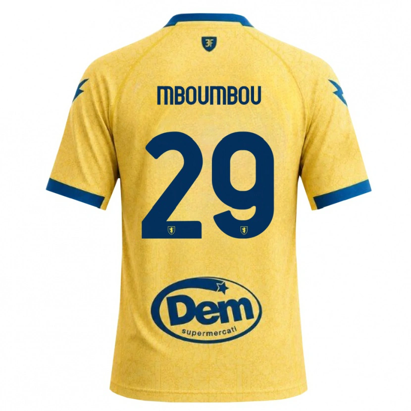 DanxenメンズArnaud Mboumbou#29カーキ ブラック ブルーホームシャツ2026/27ジャージーユニフォーム