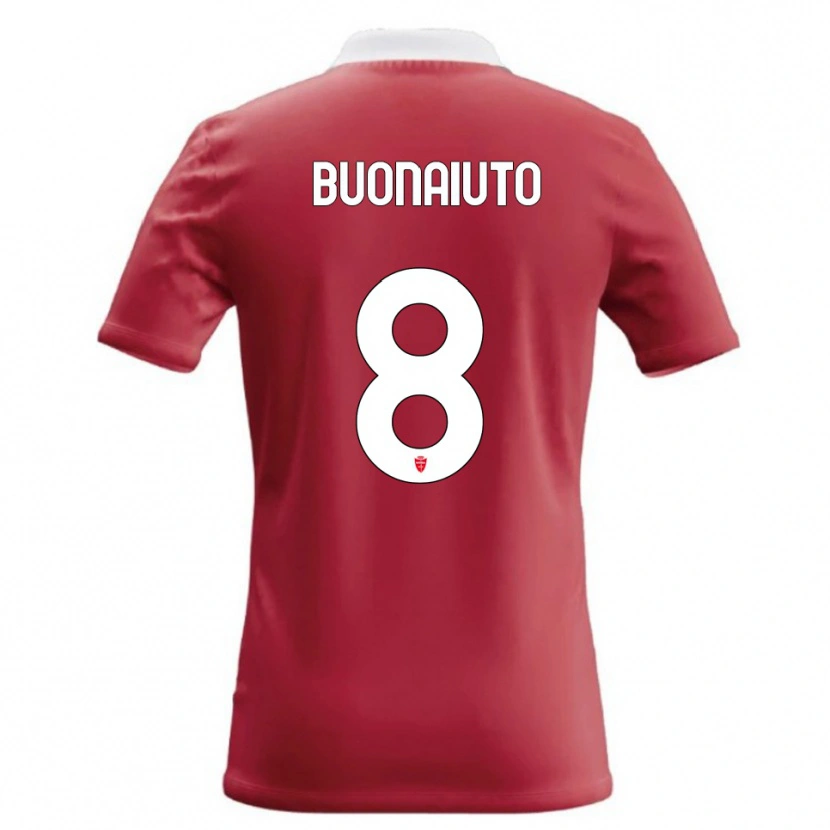 DanxenメンズMarco Buonaiuto#8赤 白ホームシャツ2026/27ジャージーユニフォーム