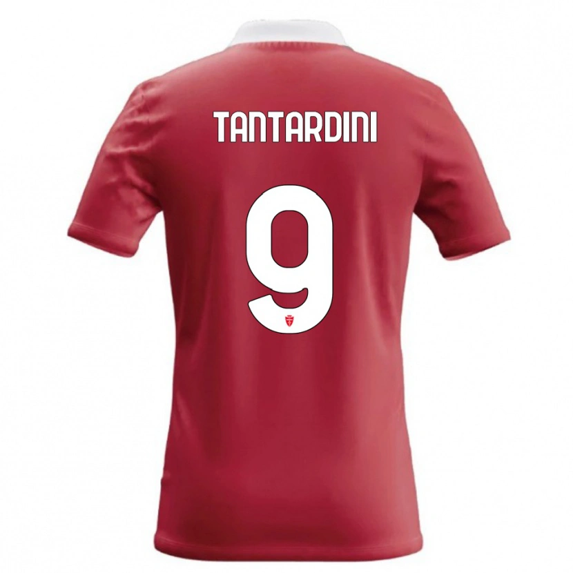 DanxenメンズTommaso Tantardini#9赤 白ホームシャツ2026/27ジャージーユニフォーム