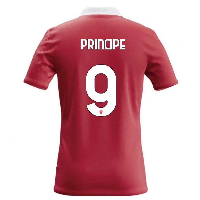 DanxenメンズTommaso Principe#9赤 白ホームシャツ2026/27ジャージーユニフォーム
