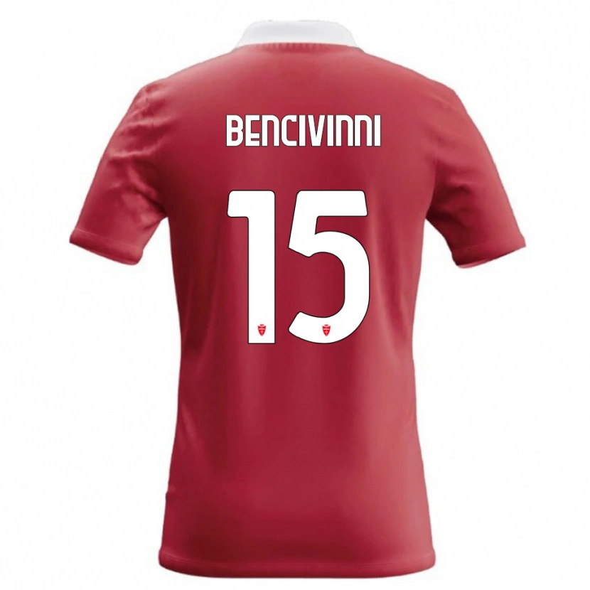 DanxenメンズBoris Bencivinni#15赤 白ホームシャツ2026/27ジャージーユニフォーム