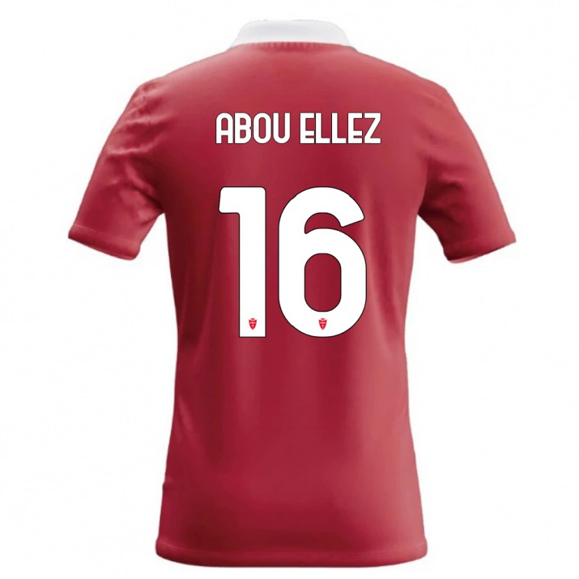 DanxenメンズAmir Abou Elezz#16赤 白ホームシャツ2026/27ジャージーユニフォーム