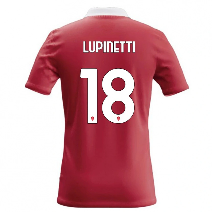 DanxenメンズTommaso Lupinetti#18赤 白ホームシャツ2026/27ジャージーユニフォーム