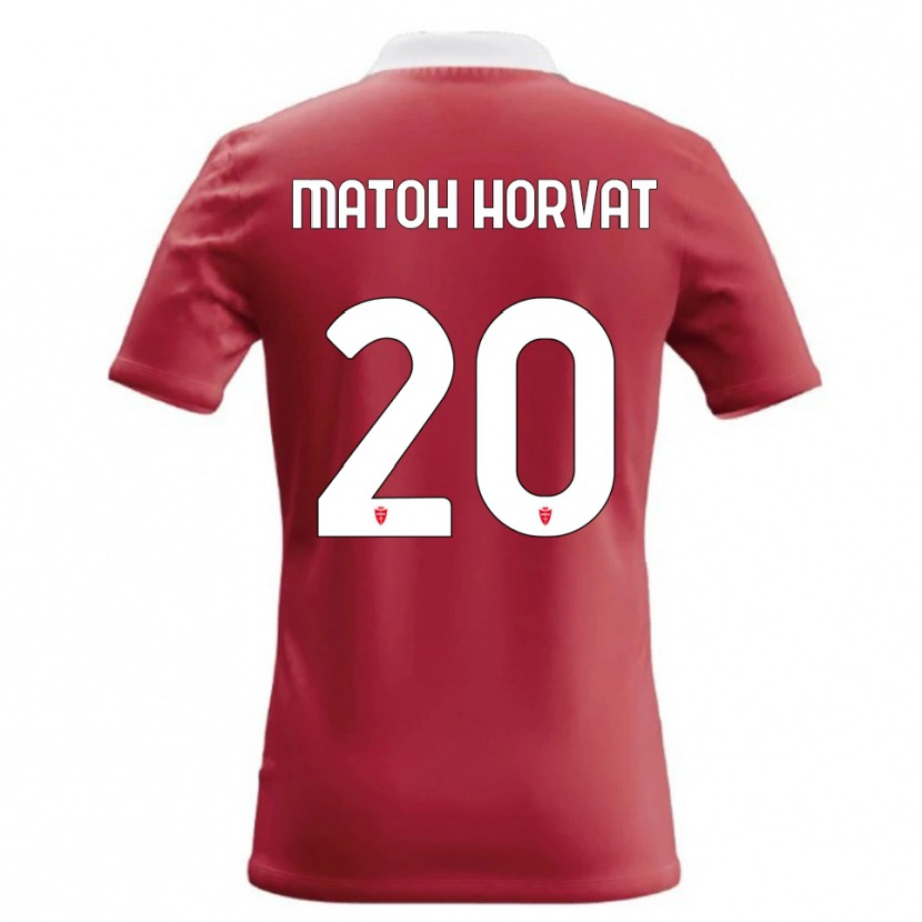 DanxenメンズLiam Matoh Horvat#20赤 白ホームシャツ2026/27ジャージーユニフォーム