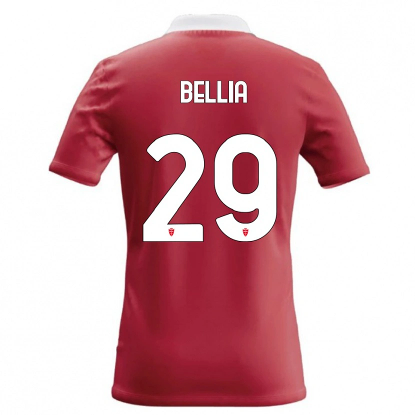 DanxenメンズEdoardo Bellia#29赤 白ホームシャツ2026/27ジャージーユニフォーム