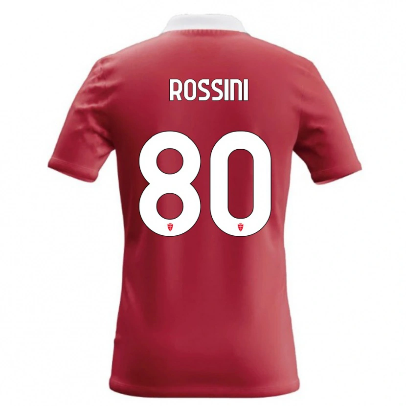 DanxenメンズLuca Rossini#80赤 白ホームシャツ2026/27ジャージーユニフォーム