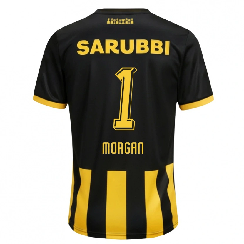 DanxenメンズKevin Morgan#1黒 黄色ホームシャツ2026/27ジャージーユニフォーム