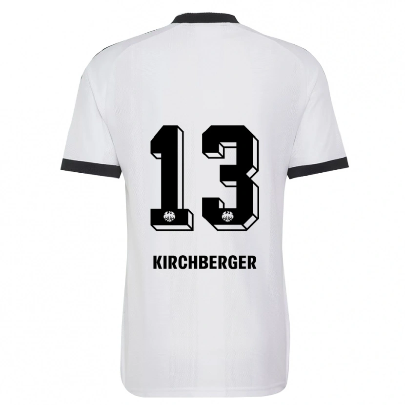 DanxenメンズVirginia Kirchberger#13ブラック ホワイトアウェイシャツ2026/27ジャージーユニフォーム