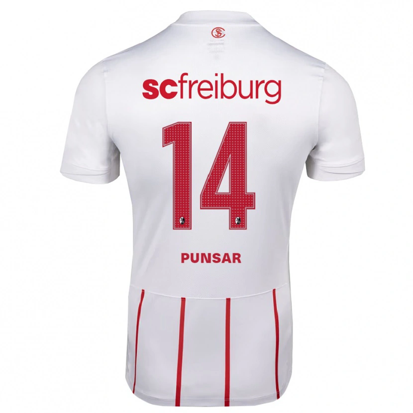 DanxenメンズMilla Punsar#14ホワイト レッド イエローアウェイシャツ2026/27ジャージーユニフォーム