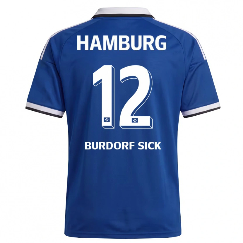 DanxenメンズEmma Burdorf-Sick#12ホワイト ブルーアウェイシャツ2026/27ジャージーユニフォーム