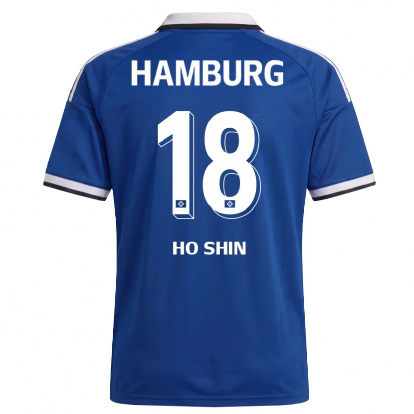 Danxenメンズジェイ・ホウ・シン#18ホワイト ブルーアウェイシャツ2026/27ジャージーユニフォーム