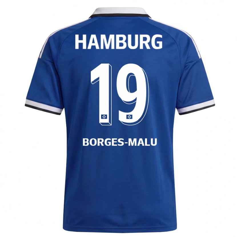 DanxenメンズLouis Borges-Malu#19ホワイト ブルーアウェイシャツ2026/27ジャージーユニフォーム