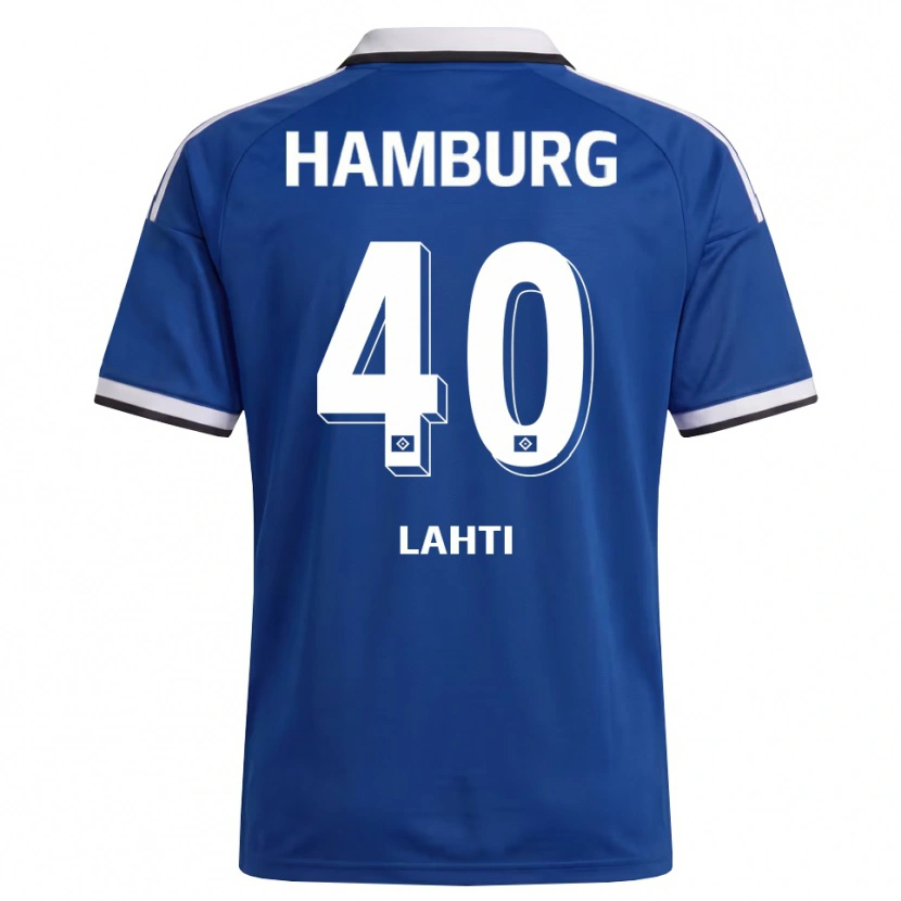 Danxenメンズイライアス・ラーティ#40ホワイト ブルーアウェイシャツ2026/27ジャージーユニフォーム