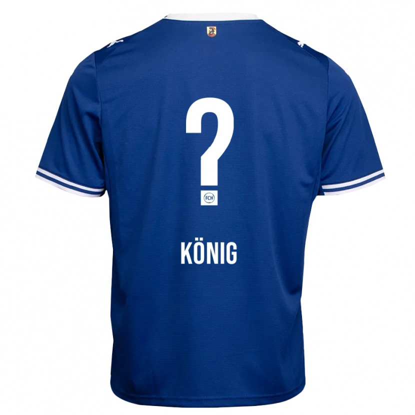 DanxenメンズTom König#0ロイヤルブルー ホワイトアウェイシャツ2026/27ジャージーユニフォーム