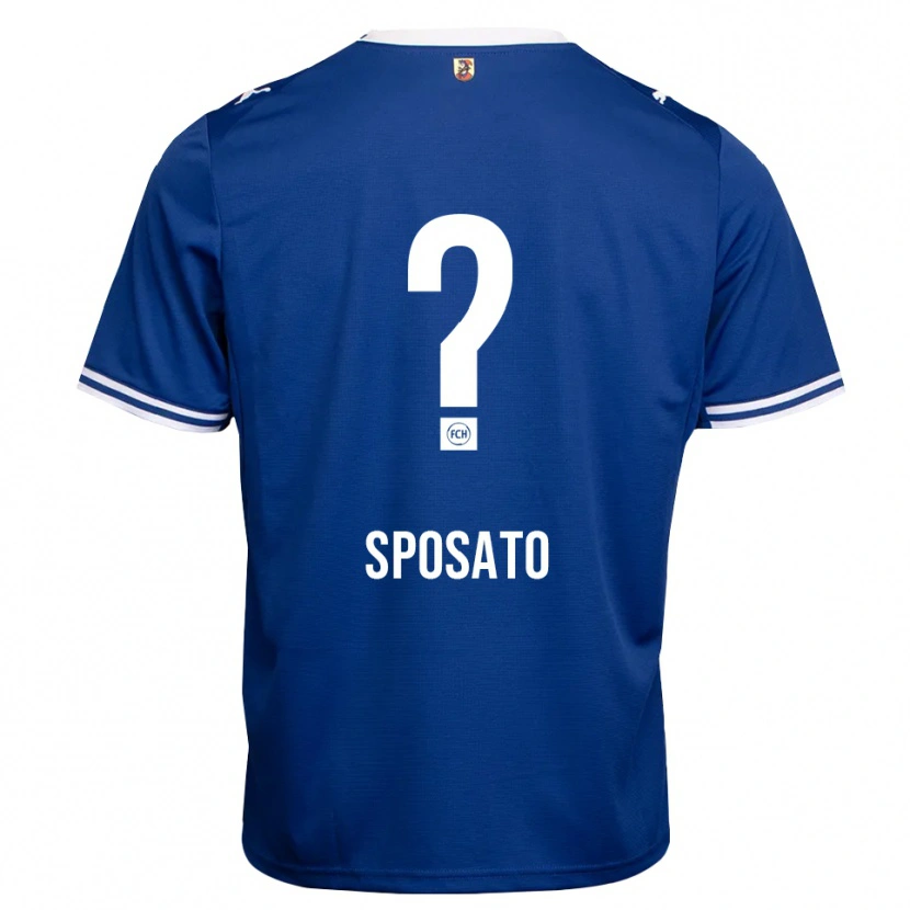 DanxenメンズLennard Sposato#0ロイヤルブルー ホワイトアウェイシャツ2026/27ジャージーユニフォーム