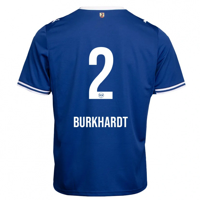 DanxenメンズHannes Burkhardt#2ロイヤルブルー ホワイトアウェイシャツ2026/27ジャージーユニフォーム