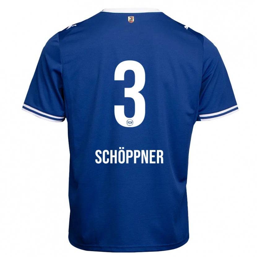 DanxenメンズJan Schöppner#3ロイヤルブルー ホワイトアウェイシャツ2026/27ジャージーユニフォーム