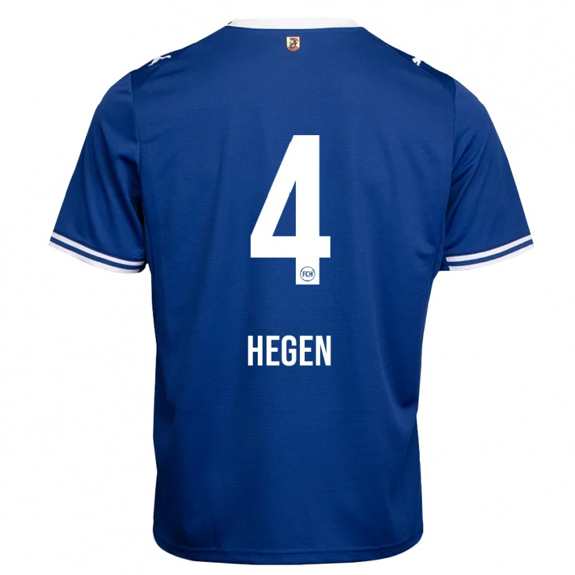 DanxenメンズRobin Hegen#4ロイヤルブルー ホワイトアウェイシャツ2026/27ジャージーユニフォーム