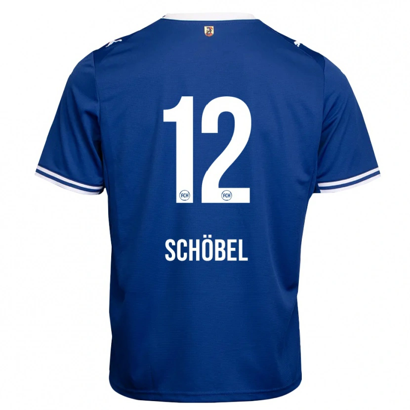 DanxenメンズEtienne Schöbel#12ロイヤルブルー ホワイトアウェイシャツ2026/27ジャージーユニフォーム