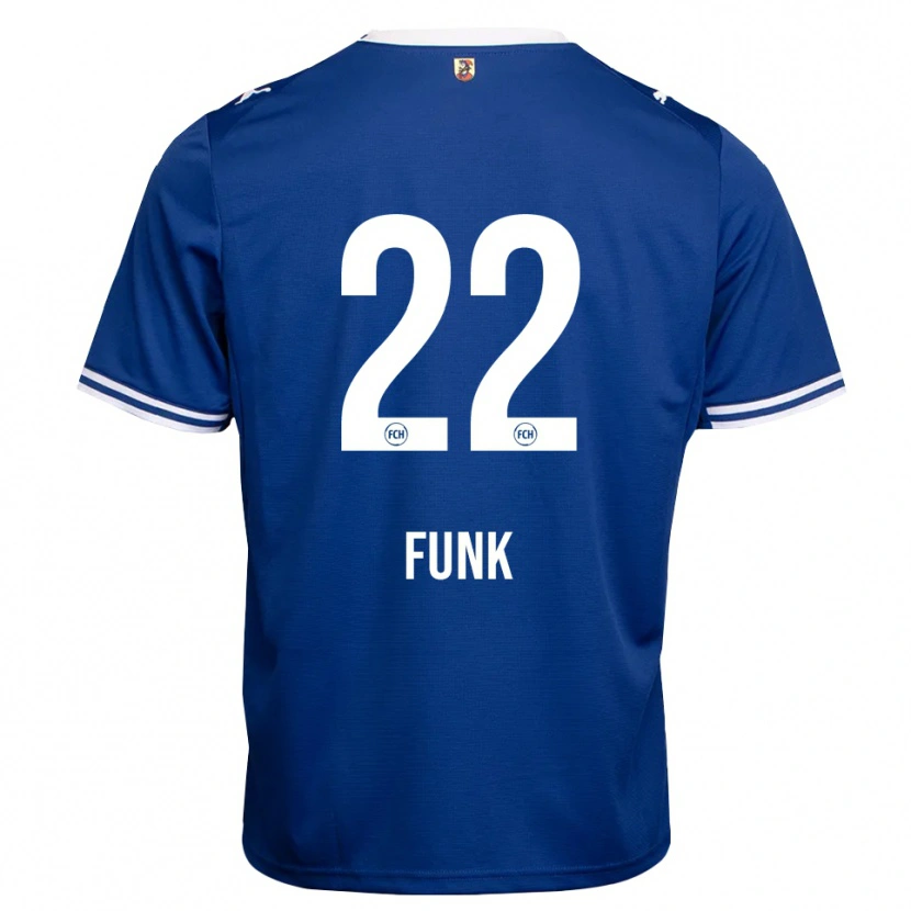 DanxenメンズSebastian Funk#22ロイヤルブルー ホワイトアウェイシャツ2026/27ジャージーユニフォーム