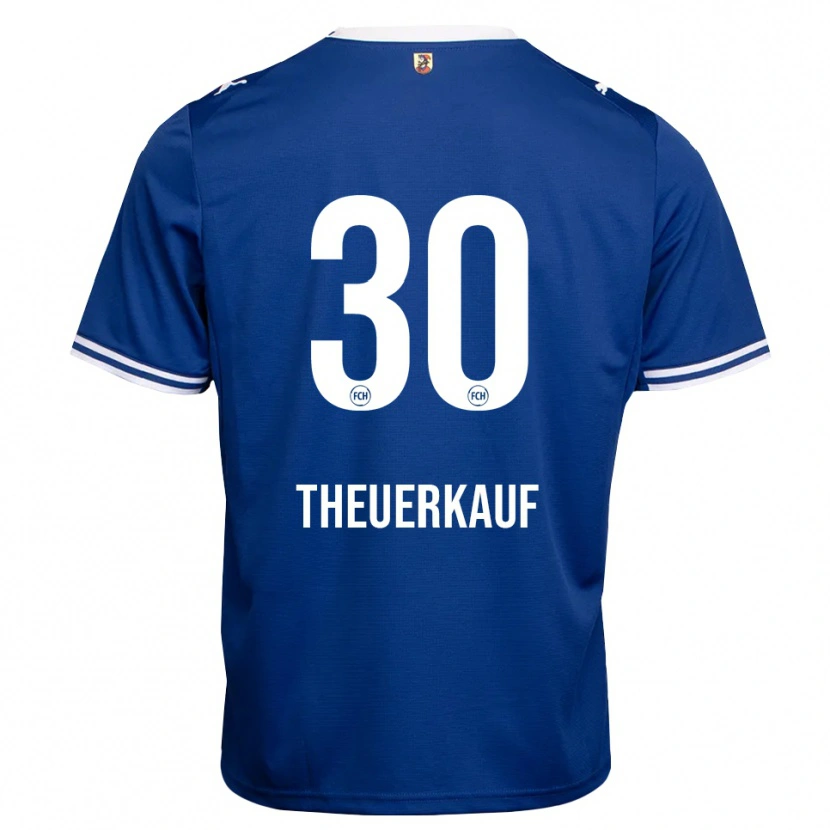 DanxenメンズNorman Theuerkauf#30ロイヤルブルー ホワイトアウェイシャツ2026/27ジャージーユニフォーム