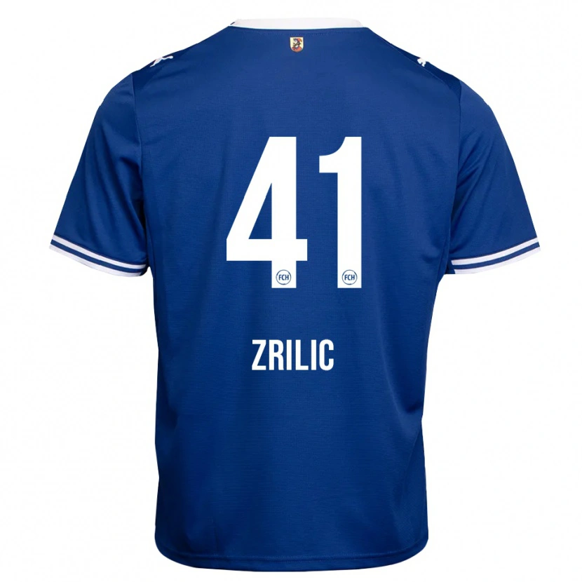 DanxenメンズMarko Zrilić#41ロイヤルブルー ホワイトアウェイシャツ2026/27ジャージーユニフォーム