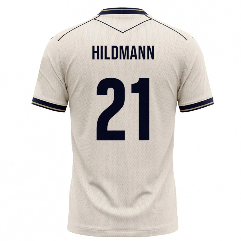DanxenメンズTimo Hildmann#21オフホワイト インクブルーアウェイシャツ2026/27ジャージーユニフォーム
