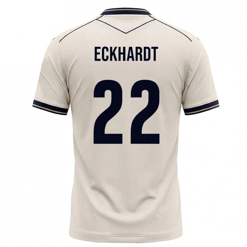 DanxenメンズAaron Eckhardt#22オフホワイト インクブルーアウェイシャツ2026/27ジャージーユニフォーム