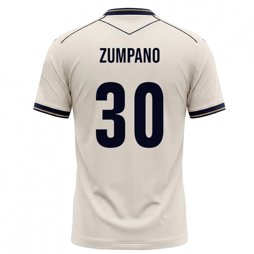 DanxenメンズNevio Zumpano#30オフホワイト インクブルーアウェイシャツ2026/27ジャージーユニフォーム