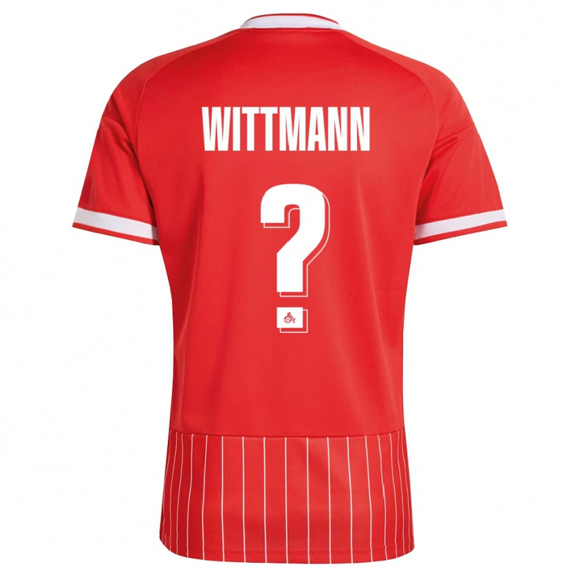 DanxenメンズEyk Wittmann#0レッド ホワイト グリーンアウェイシャツ2026/27ジャージーユニフォーム