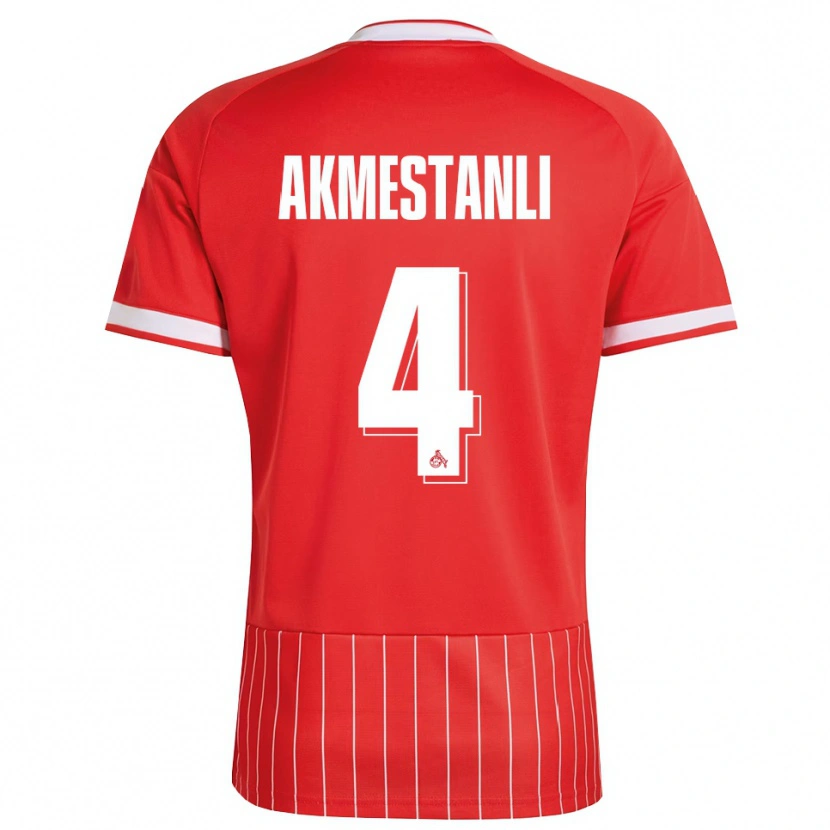 DanxenメンズTeoman Akmestanli#4レッド ホワイト グリーンアウェイシャツ2026/27ジャージーユニフォーム