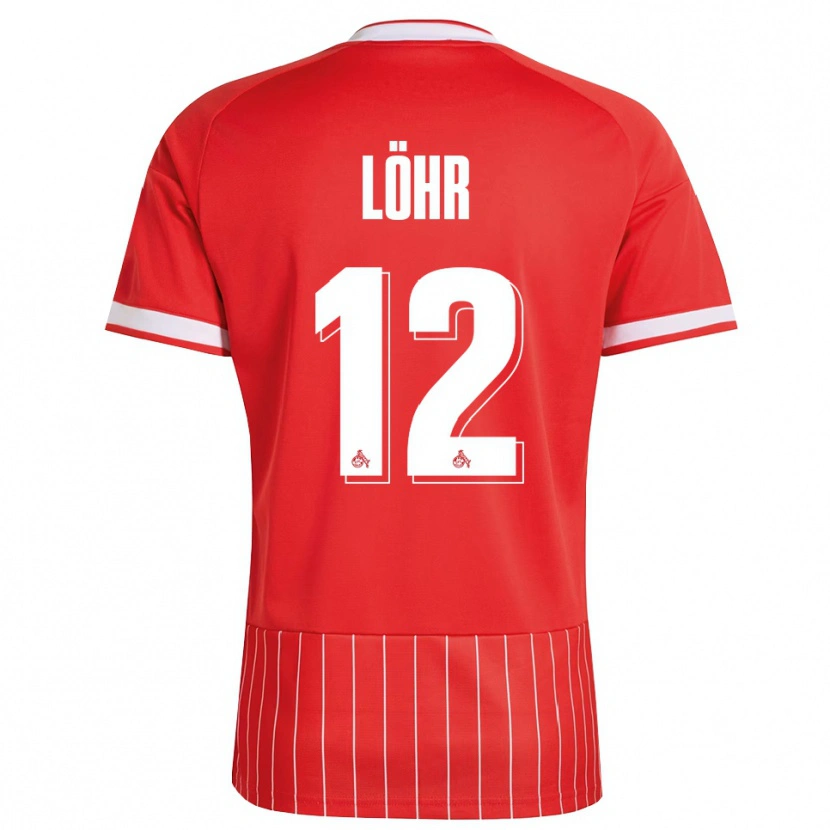 DanxenメンズMax Löhr#12レッド ホワイト グリーンアウェイシャツ2026/27ジャージーユニフォーム