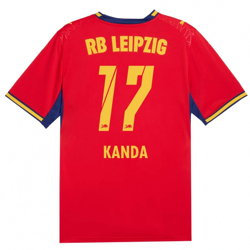DanxenメンズTaito Kanda#17レッド イエロー ロイヤルブルーアウェイシャツ2026/27ジャージーユニフォーム