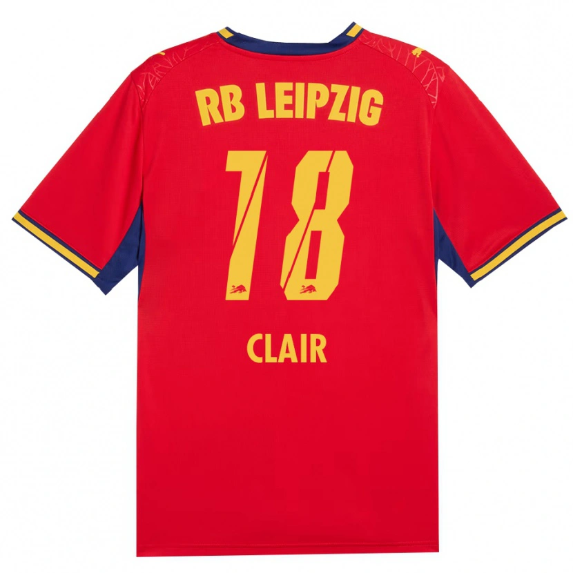 DanxenメンズVincent Clair#18レッド イエロー ロイヤルブルーアウェイシャツ2026/27ジャージーユニフォーム