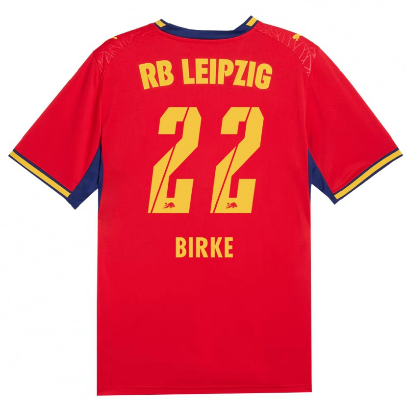 DanxenメンズLennox Birke#22レッド イエロー ロイヤルブルーアウェイシャツ2026/27ジャージーユニフォーム
