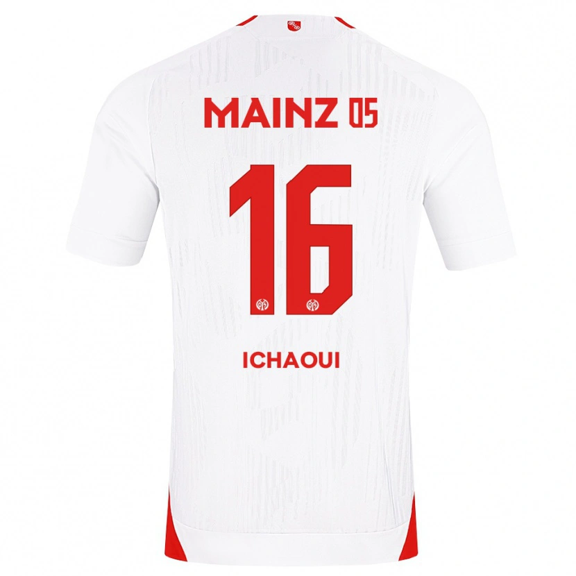 DanxenメンズLouay Ichaoui#16ホワイト レッド イエローアウェイシャツ2026/27ジャージーユニフォーム